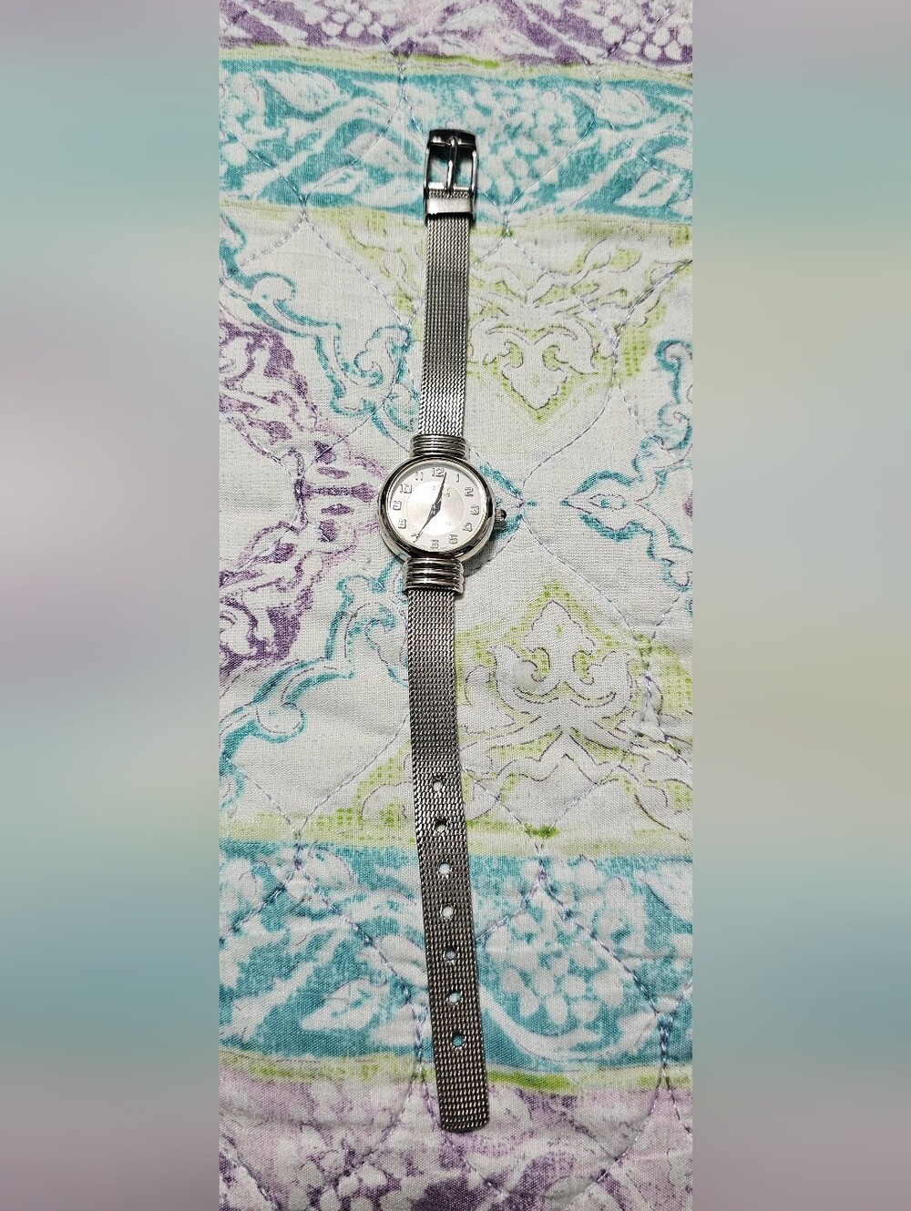 Kathy Ireland Silver Tone Watch